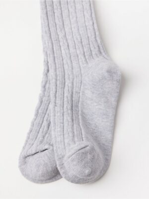 Cable-knit tights - 6616405-145