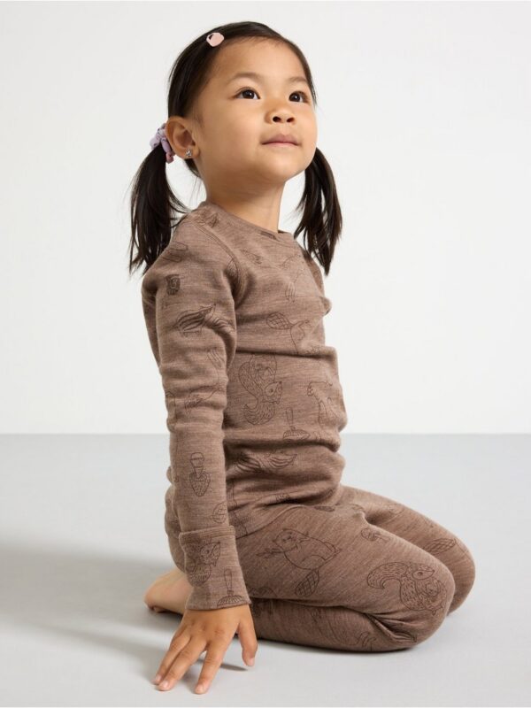 Leggings in merino wool - 8583145-1715