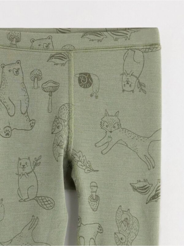 Leggings in merino wool - 8583145-8878
