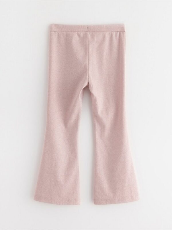 Ribbed Trousers with shimmer - 8633115-7955