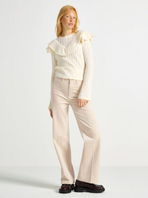 Pantalone - 98% pamuk,2% elastin - Wide trousers in corduroy 24