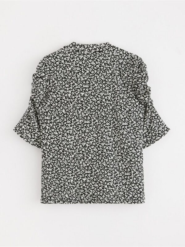 Top with puff sleeves - 3000045-1418