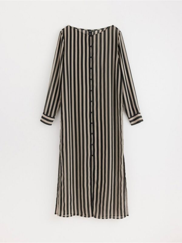 Midi dress in chiffon - 3001431-80