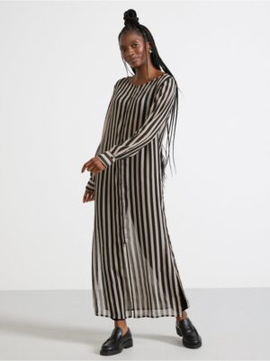 Midi dress in chiffon - 3001431-80