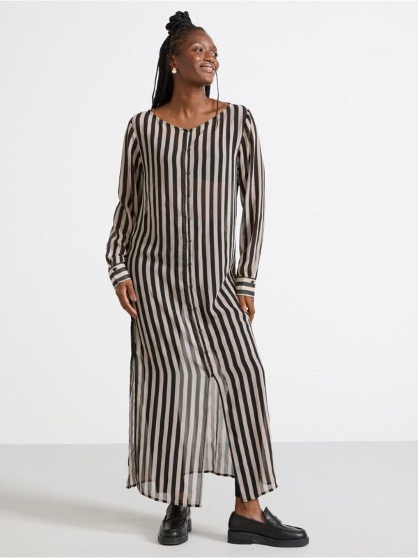 Midi dress in chiffon - 3001431-80