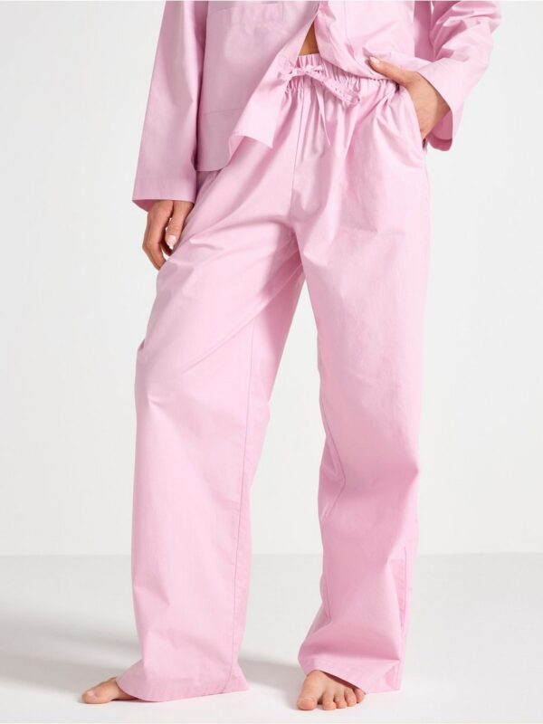 Pyjama trousers in poplin - 3001441-7249
