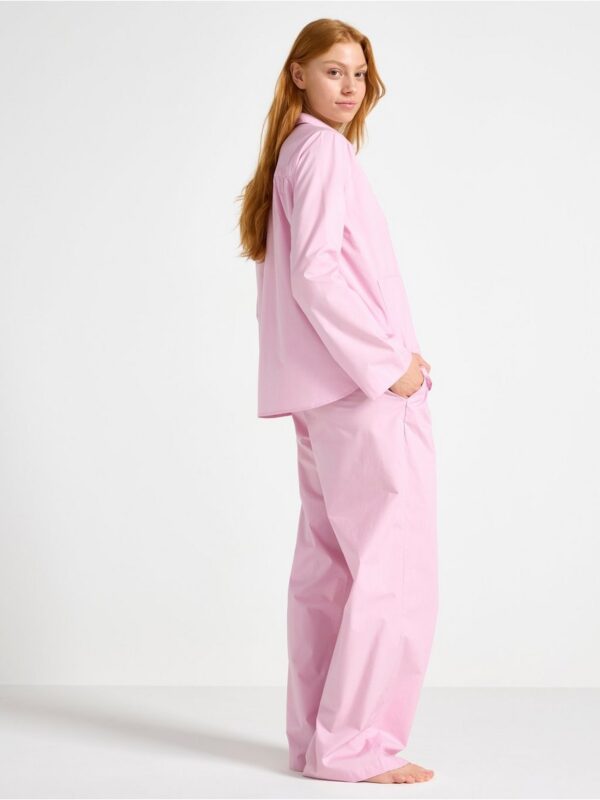 Pyjama trousers in poplin - 3001441-7249