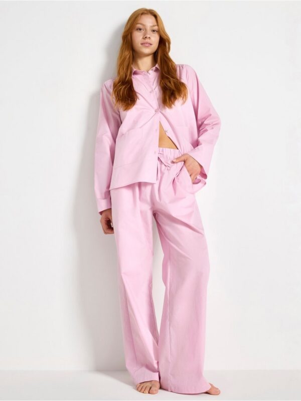 Pyjama trousers in poplin - 3001441-7249