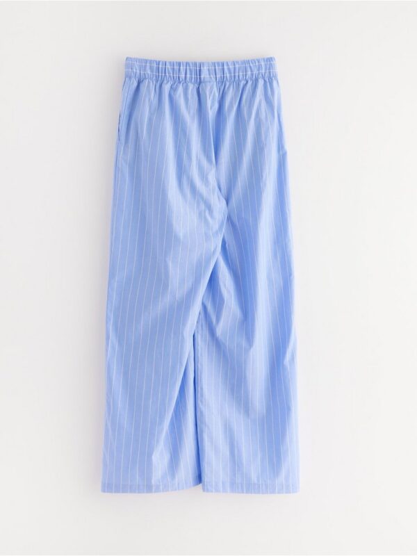 Pyjama trousers in poplin - 3001441-7483