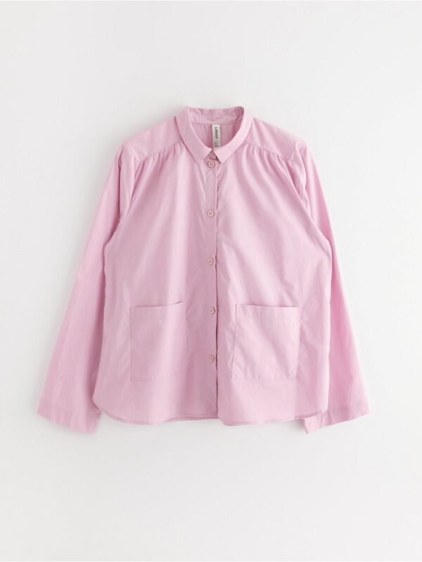 Pyjama shirt in cotton poplin - 3001452-7249