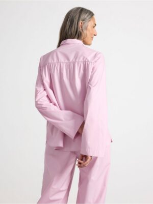 Pyjama shirt in cotton poplin - 3001452-7249