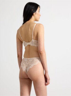 ella m – Brazilian midi briefs with lace - 3001664-7418