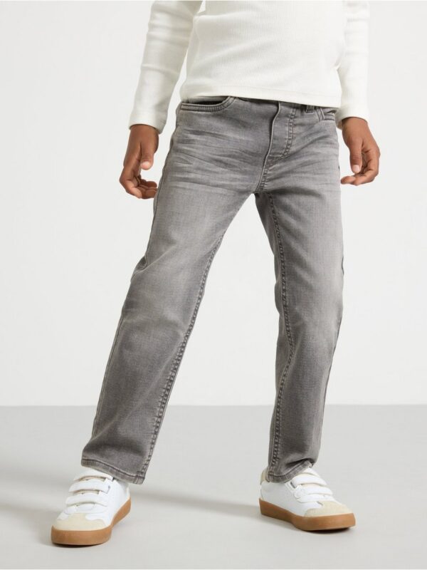 STAFFAN Straight leg jeans in denim jersey - 3001758-111