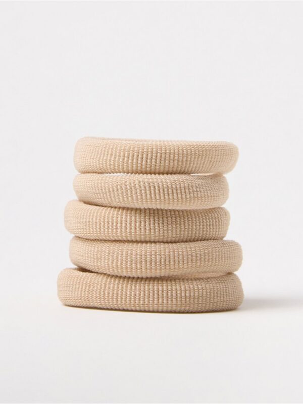 5-pack  hair elastics - 3002098-2033