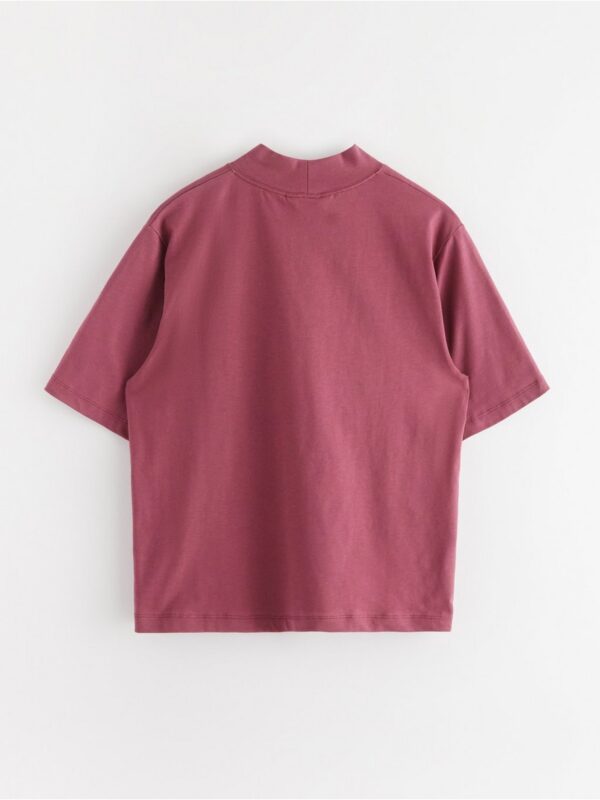 T-shirt with mock neck - 3002177-7048