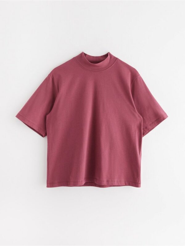 T-shirt with mock neck - 3002177-7048