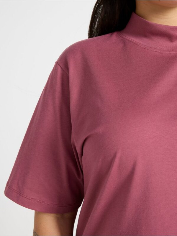 T-shirt with mock neck - 3002177-7048