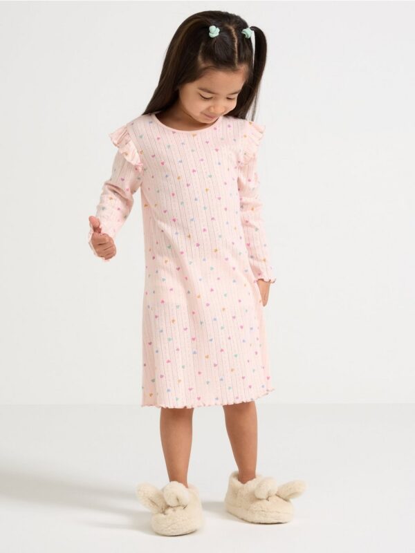 Long-sleeved nightdress - 3003313-7491