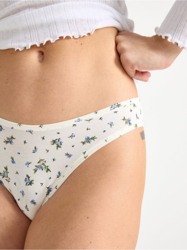 Brazilian briefs with regular waist - 3003375-3675