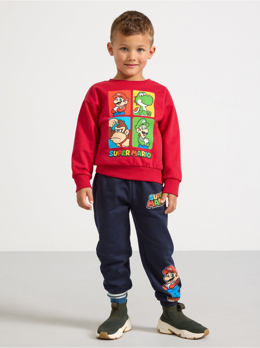 Trenerka donji deo – Super Mario  joggers with brushed inside