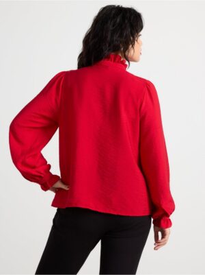 Blouse with frills - 3003946-7251