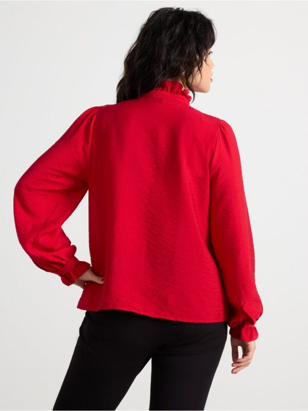 Blouse with frills - 3003946-7251