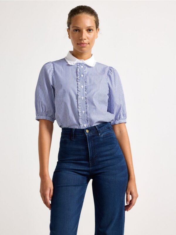 Short-sleeved blouse - 3003953-6838