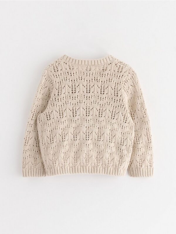 Pattern-knit cardigan - 3004046-9928