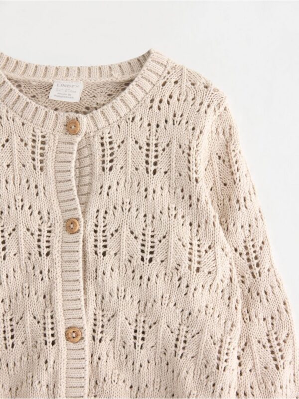 Pattern-knit cardigan - 3004046-9928