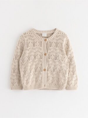 Pattern-knit cardigan - 3004046-9928