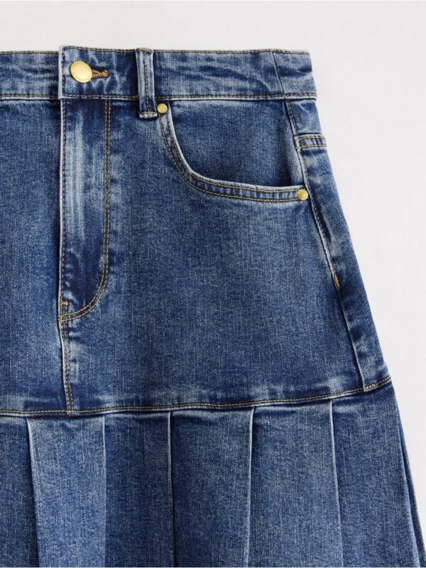 Short denim skirt - 3004082-790