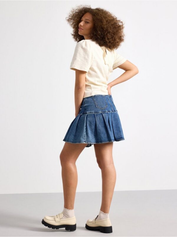 Short denim skirt - 3004082-790