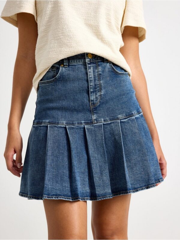 Short denim skirt - 3004082-790