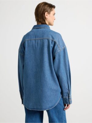 Oversized denim shirt - 3004085-791