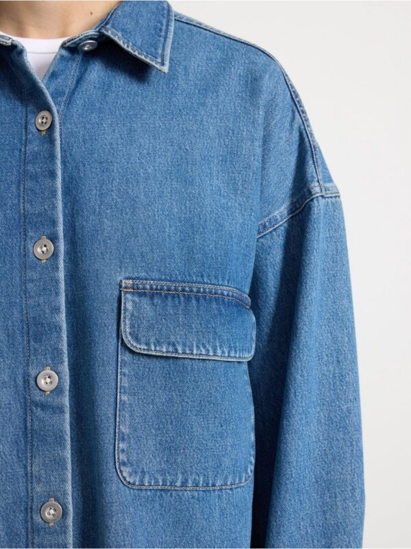 Oversized denim shirt - 3004085-791