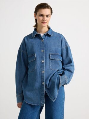 Oversized denim shirt - 3004085-791