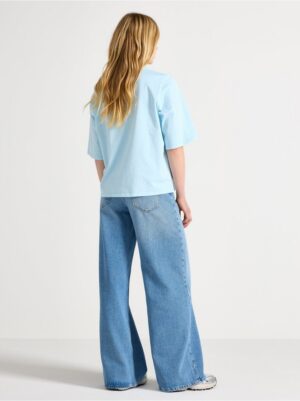 WIDE soft jeans with extra long leg - 3004149-791