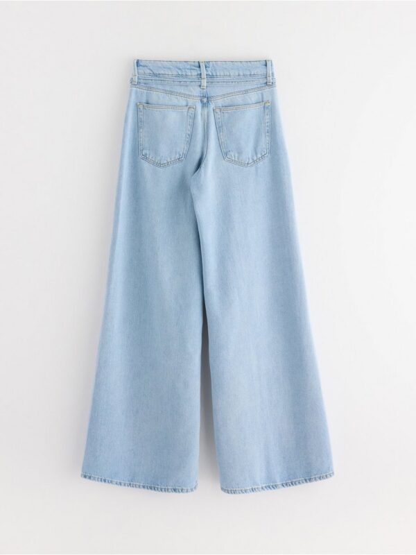 WIDE soft jeans with extra long leg - 3004176-766