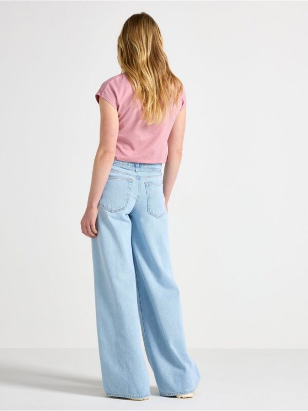 WIDE soft jeans with extra long leg - 3004176-766