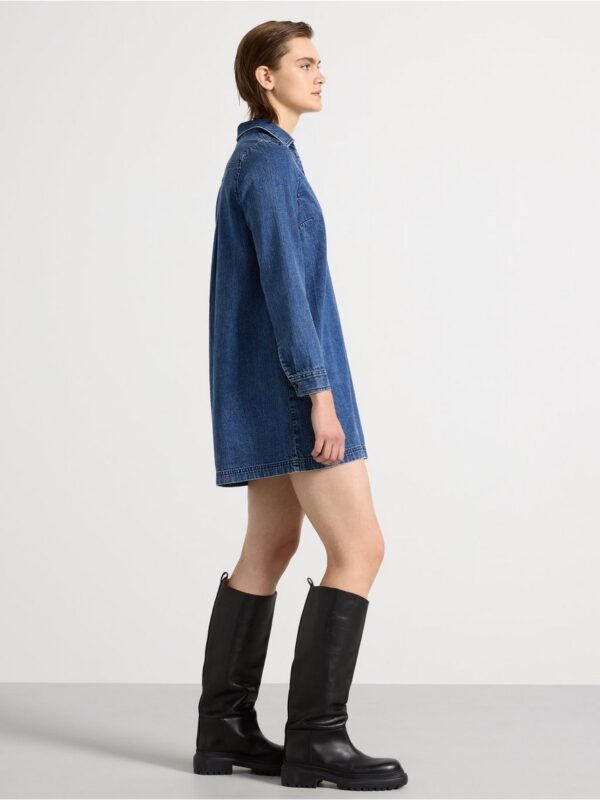Mini dress in denim - 3004217-791