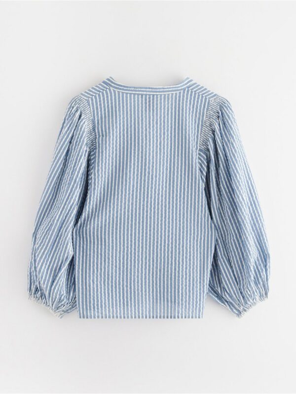 Blouse in seersucker - 3004218-7257