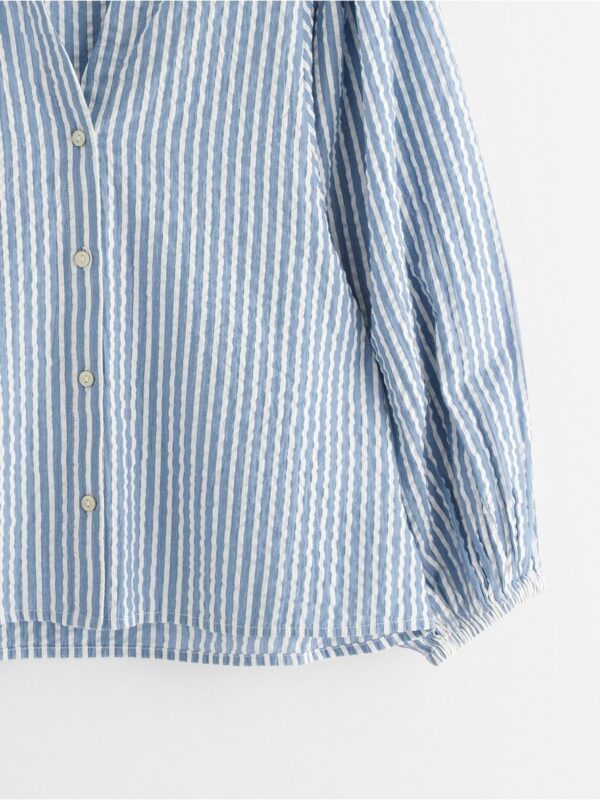 Blouse in seersucker - 3004218-7257