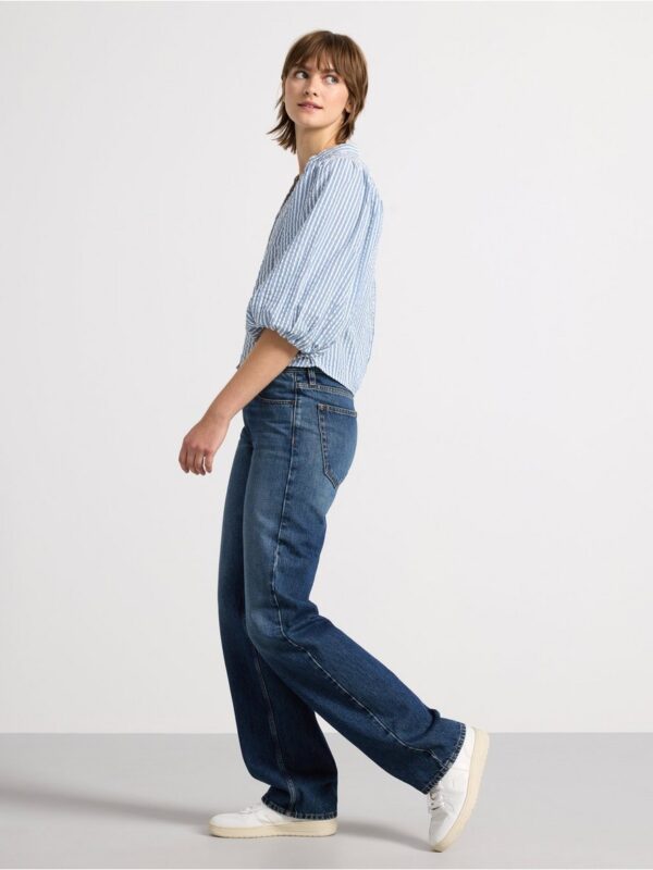 Blouse in seersucker - 3004218-7257