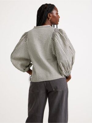 Blouse in seersucker - 3004218-80