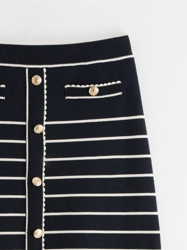 Fine-knit midi skirt - 3004248-2521