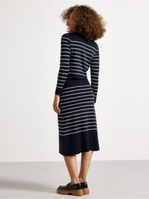 Fine-knit midi skirt - 3004248-2521