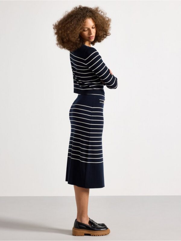 Fine-knit midi skirt - 3004248-2521