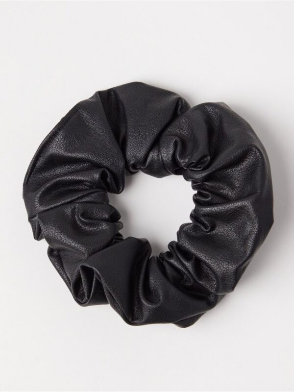 Scrunchie in faux leather - 3004294-80