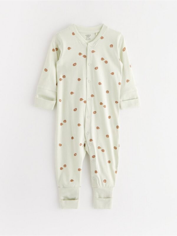 Pyjamas with fold-over cuffs - 3004394-1326