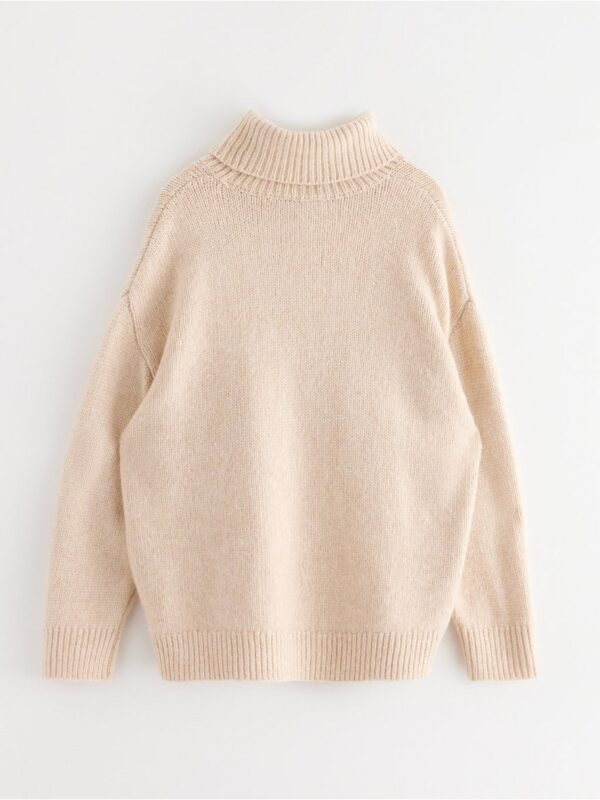 Knitted roll neck jumper - 3004483-2659